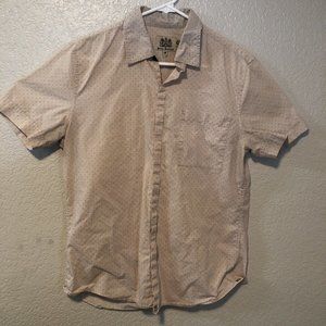 Juicy Couture Designer Short Sleeve Button Down Casual Stylish Shirt Size Medium